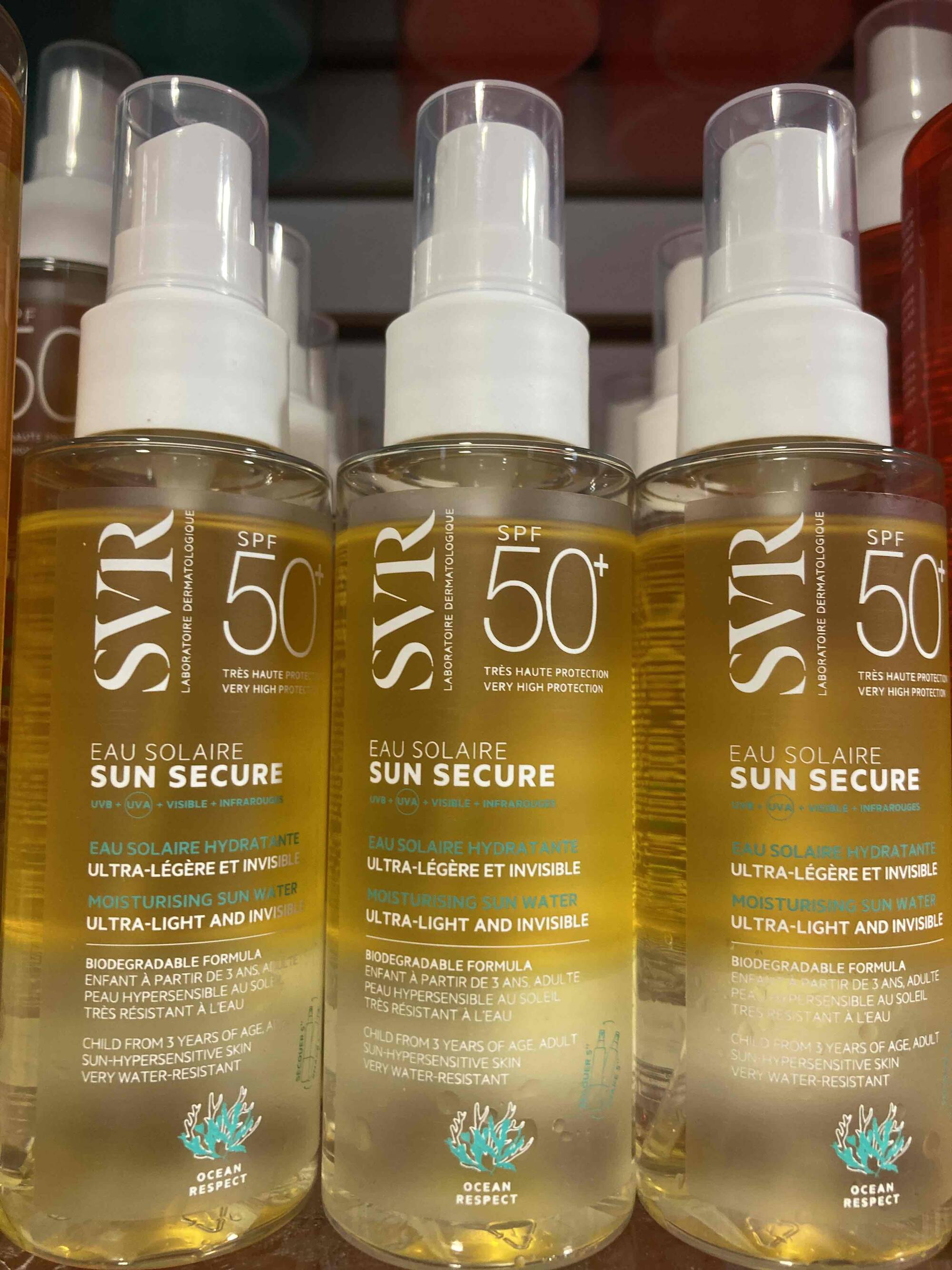 SVR - Sun secure - Eau solaire SPF 50+