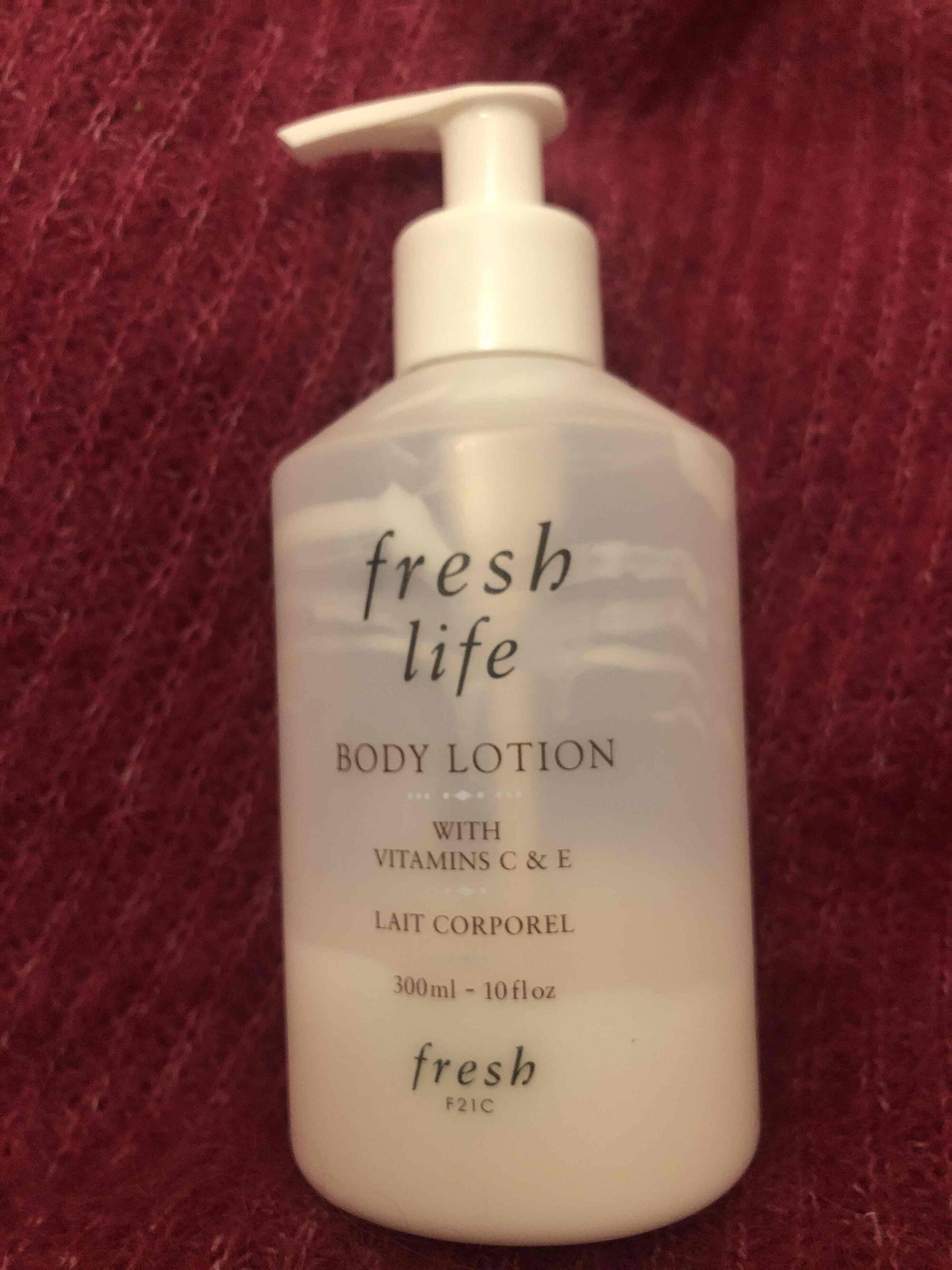FRESH - Fresh life - Lait corporel 