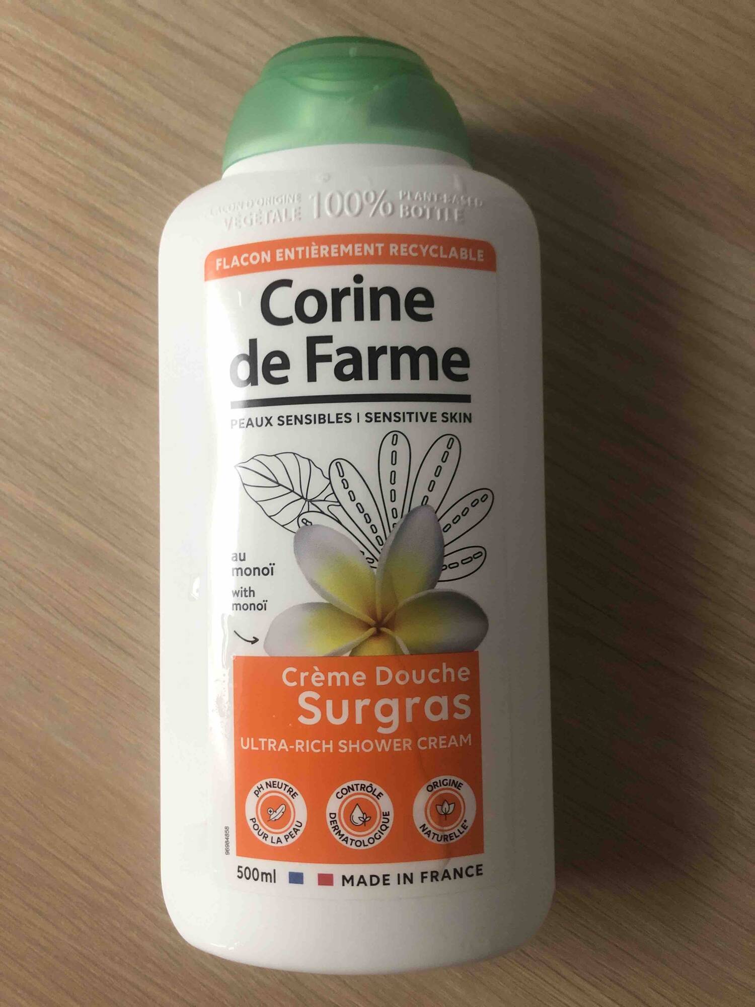 CORINE DE FARME - Crème douche surgras au monoï