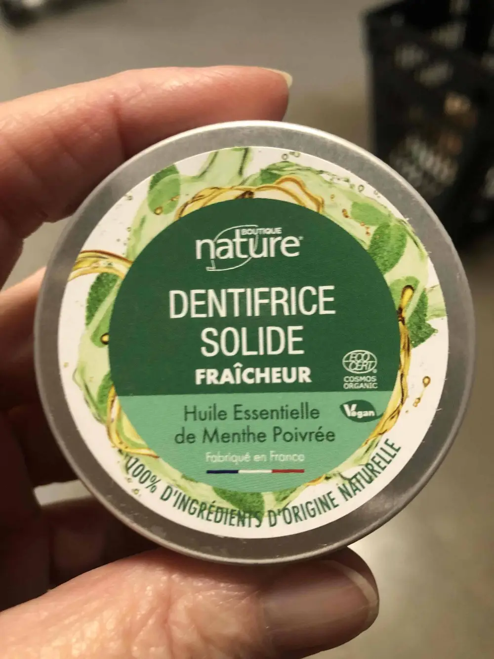 BOUTIQUE NATURE - Dentifrice solide fraîcheur