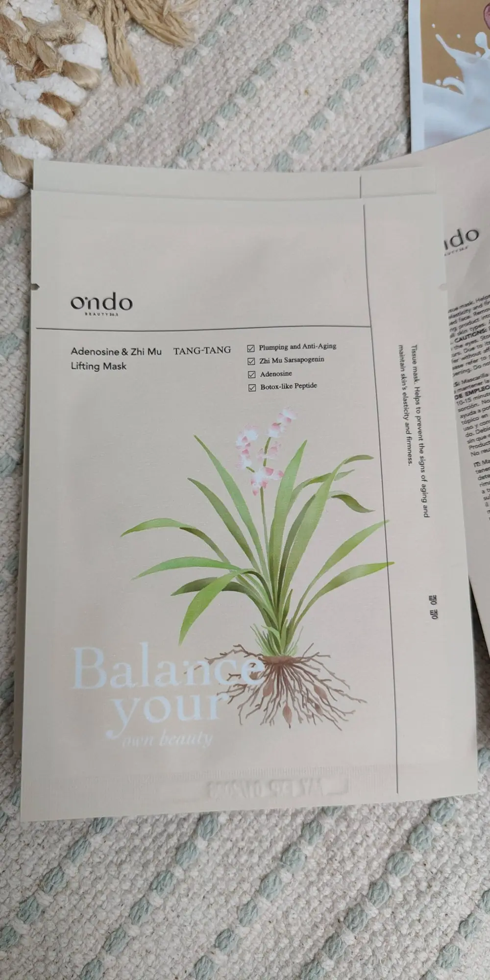 ONDO - Balance your - Lifting mask