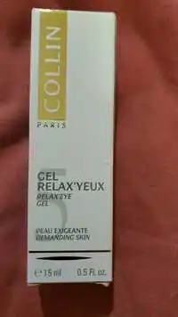 COLLIN - Gel relax'yeux peau exigeante