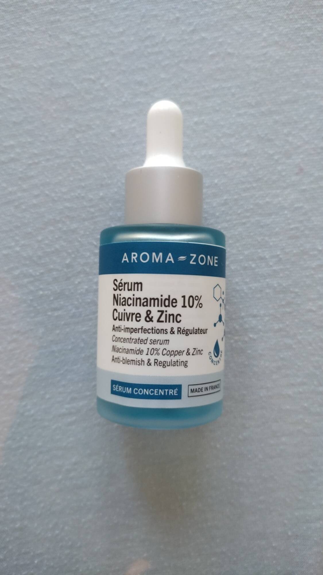 AROMA-ZONE - Sérum niacinamide 10% cuivre & zinc