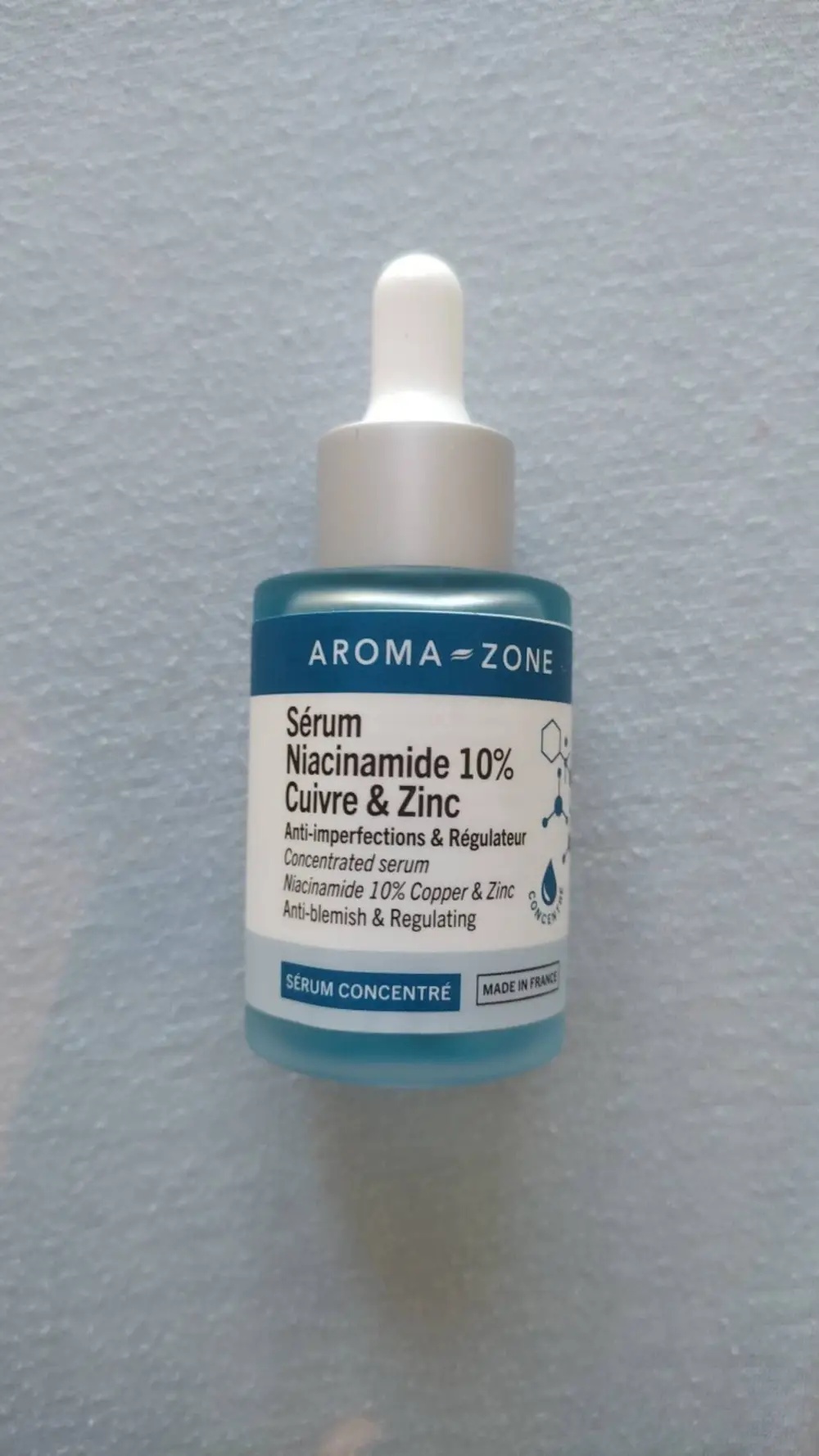 AROMA-ZONE - Sérum niacinamide 10% cuivre & zinc