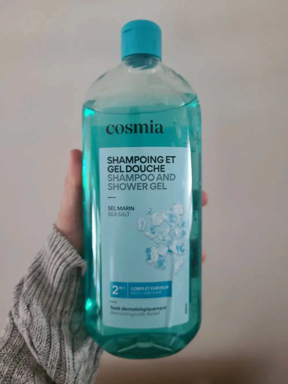 COSMIA - Shampooing et gel douche sel marin