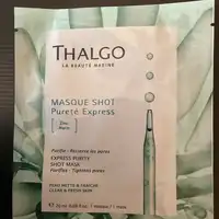 THALGO - Masque shot pureté express