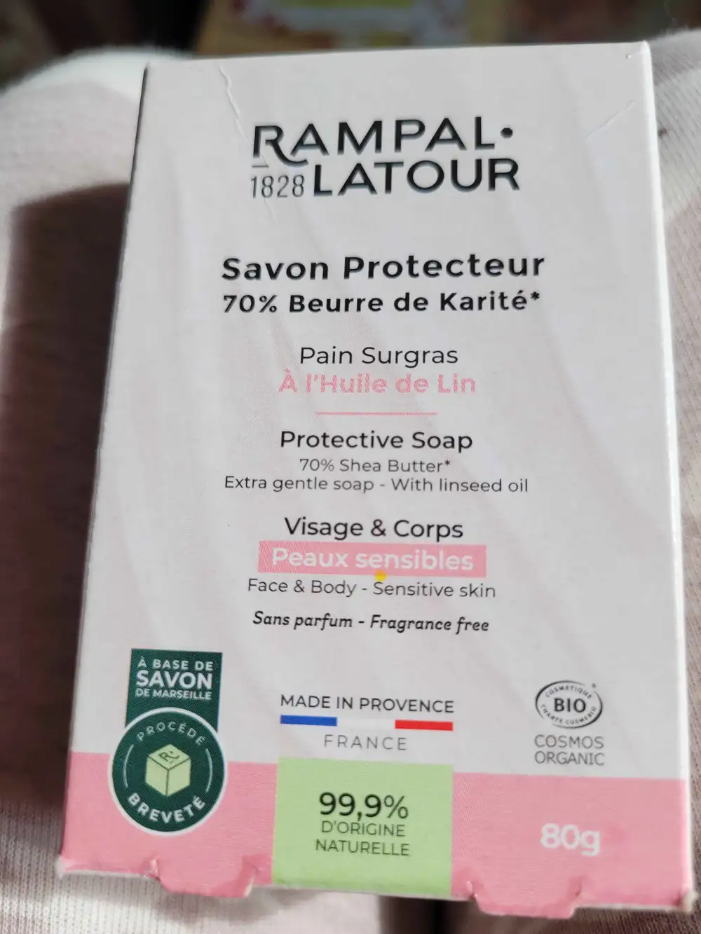RAMPAL LATOUR - Savon protecteur 70% beurre de karité