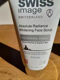 SWISS IMAGE - Absolute radiance - Whitenning face scrub
