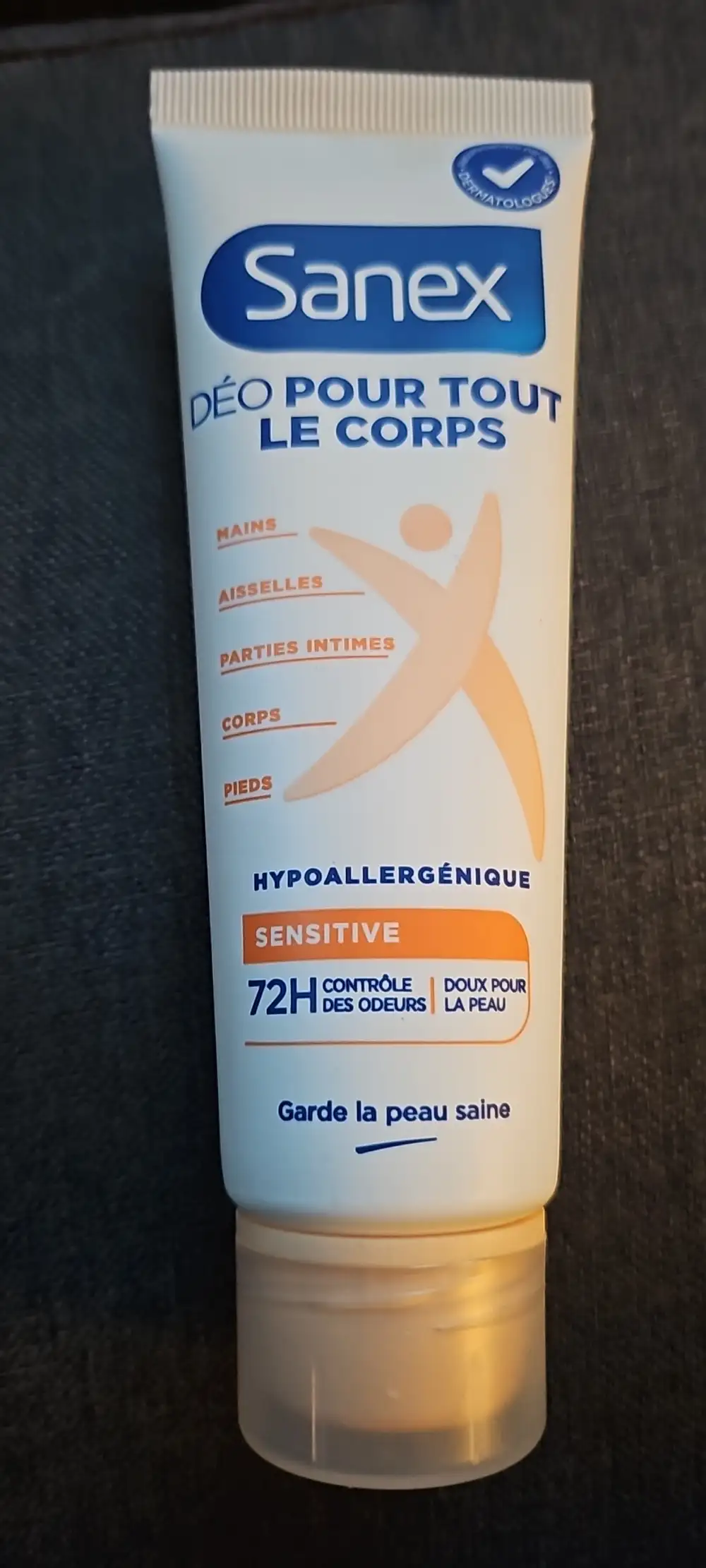 SANEX - Déo pour tout le corps hypoallergénique sensitive 72h