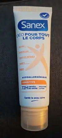 SANEX - Déo pour tout le corps hypoallergénique sensitive 72h