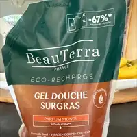 BEAUTERRA - Gel douche surgras parfum manoï 