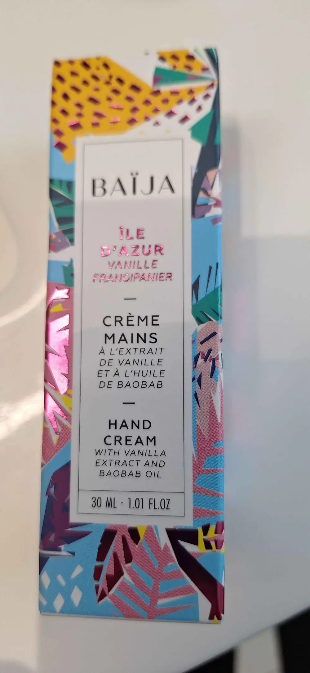 BAIJA - Île d'azur - Crème mains vanille frangipanier
