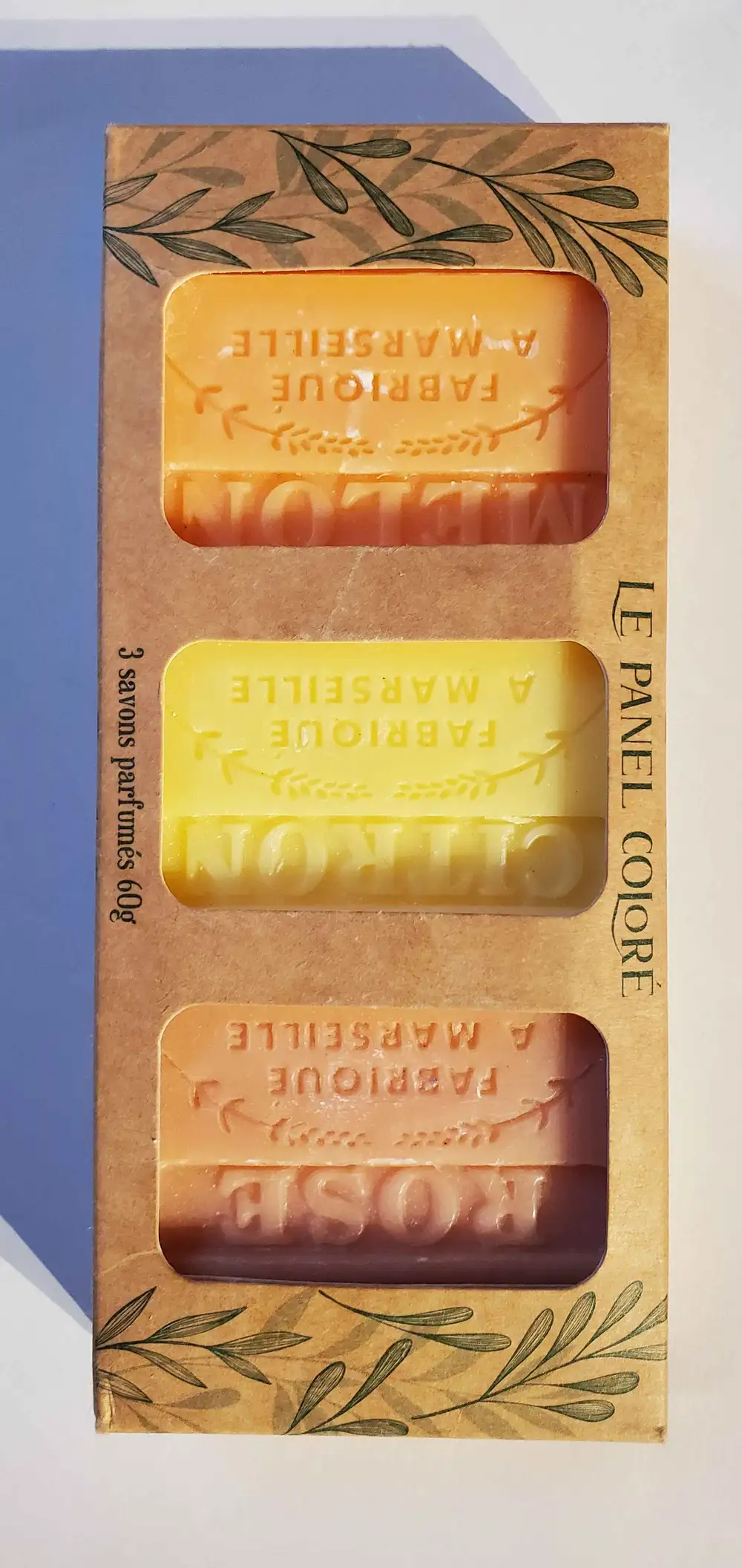LES SAVONNERIES DU SOLEIL - Le panel coloré - 3 Savons parfumés 