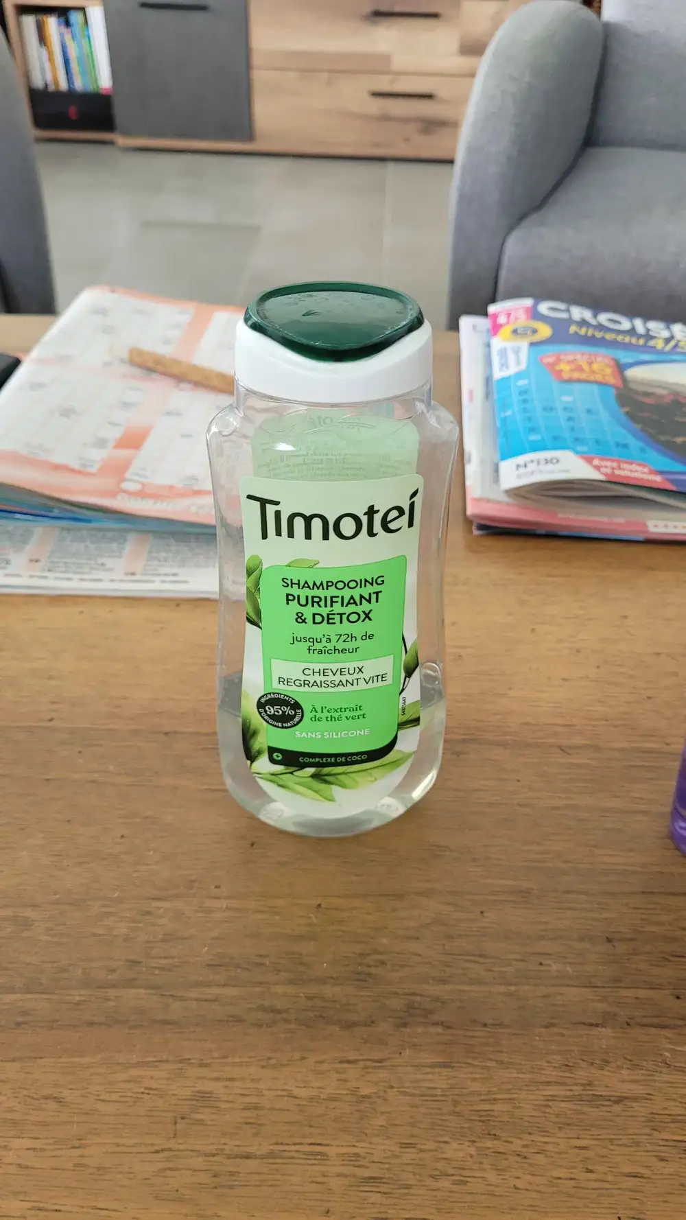 TIMOTEI - Cheveux regraissant vite - Shampooing purifiant & détox