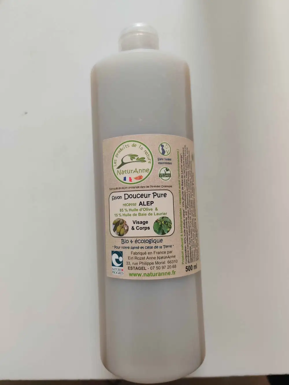 NATURANNE - Savon douceur pure recette Alep