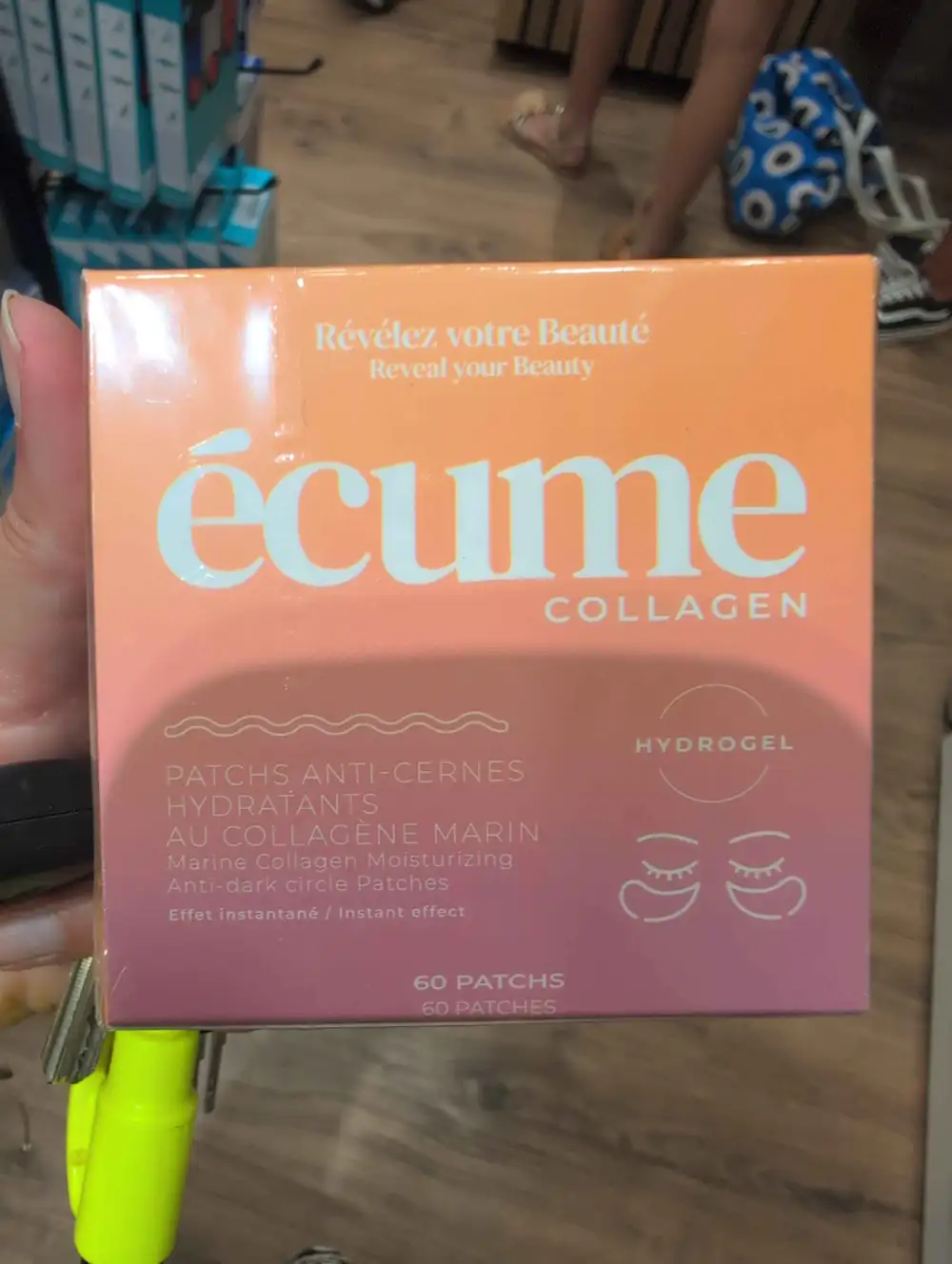 ÉCUME COLLAGEN - Patchs anti-cernes hydratants au collagène marin