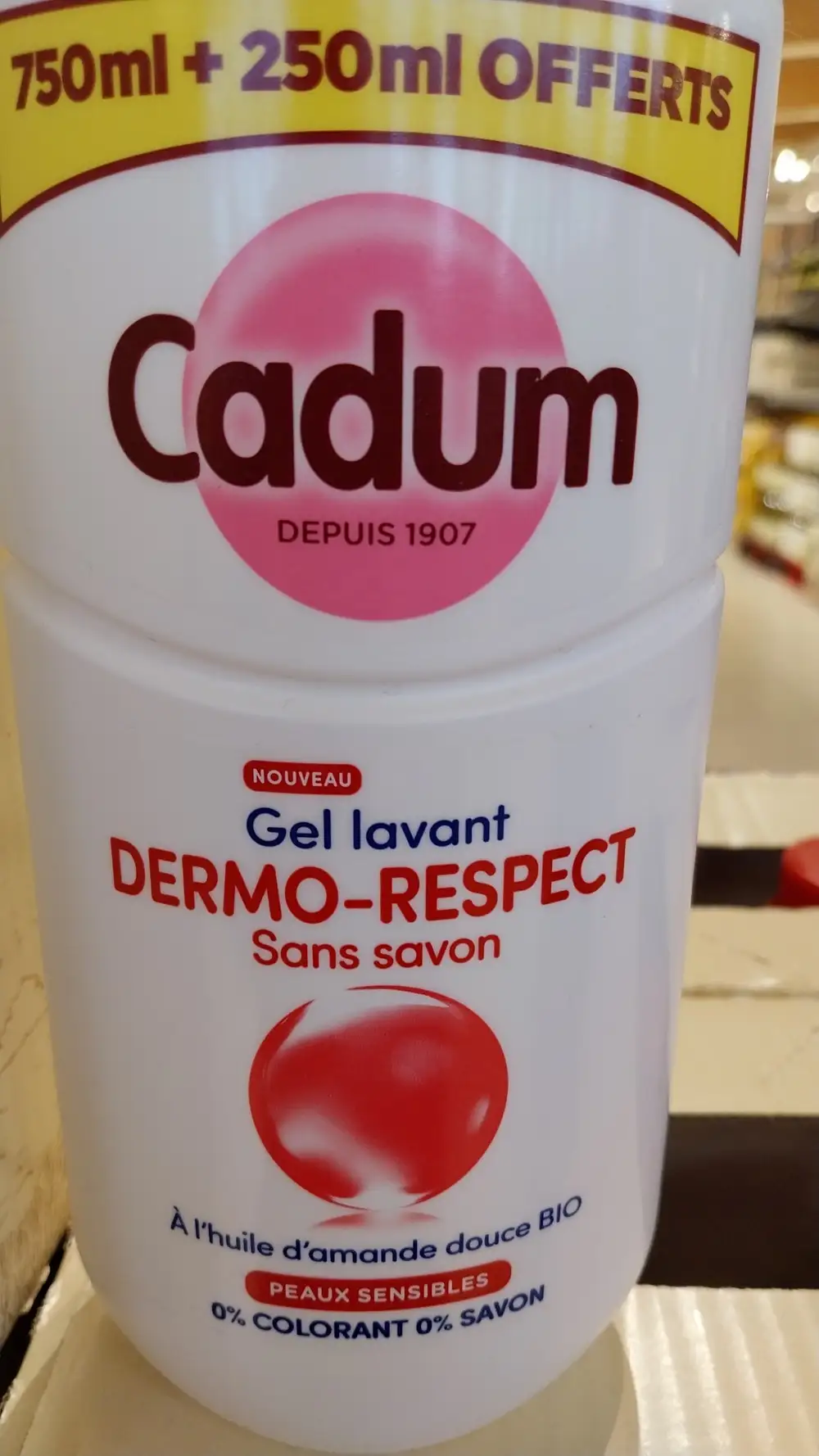 CADUM - Gel lavant dermo-respect sans savon
