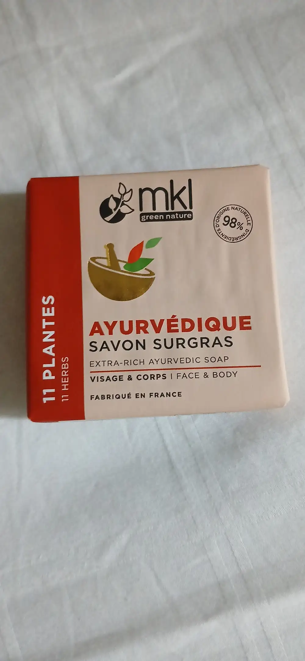 MKL GREEN NATURE - Ayurvédique 11 plantes - Savon surgras