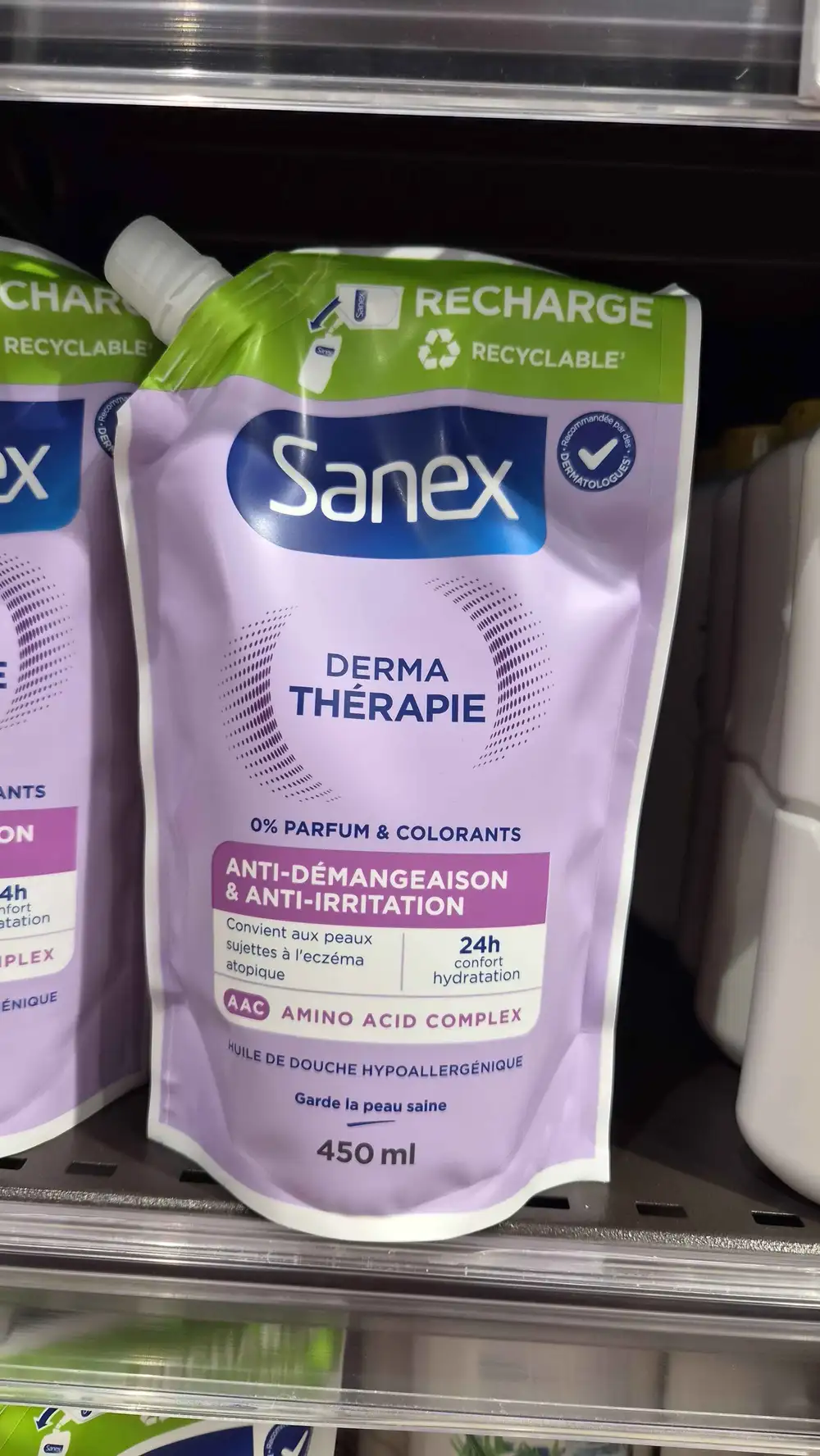 SANEX - Derma Thérapie - Huile de douche