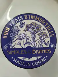 SIMPLES ET DIVINES - Soin frais d'immortelle 