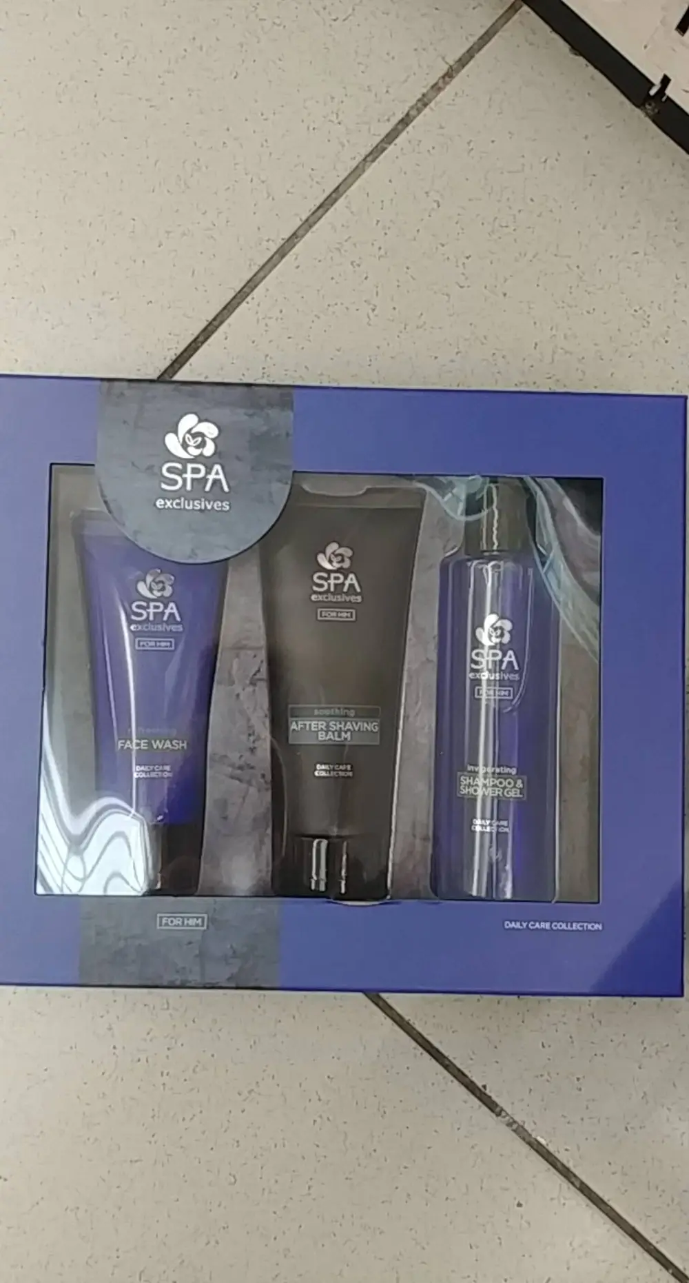 SPA EXCLUSIVES - For him - Coffret Face wash, after shaving balm, Shampoo & shower gel