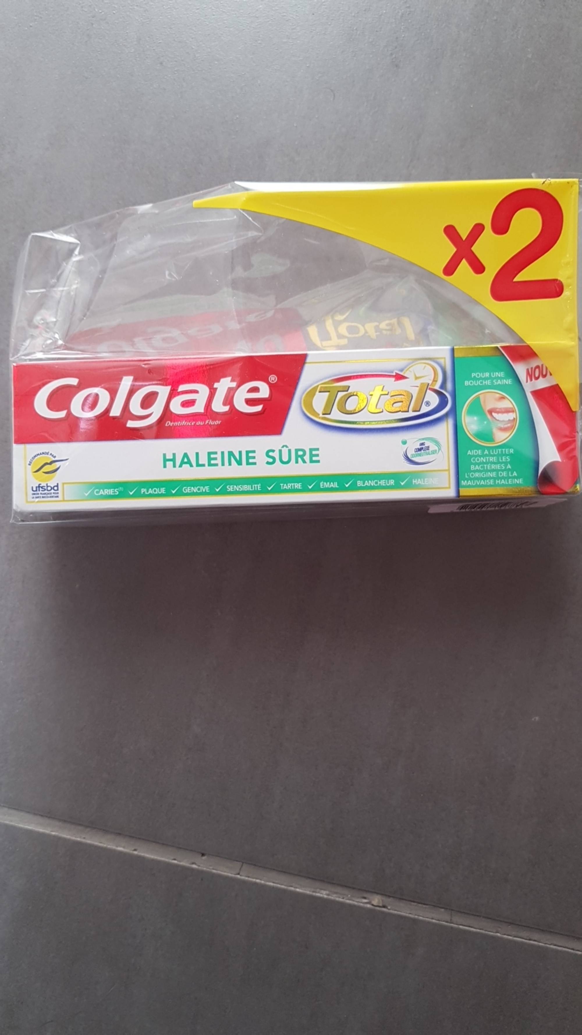 COLGATE - Total - Dentifrice haleine sûre
