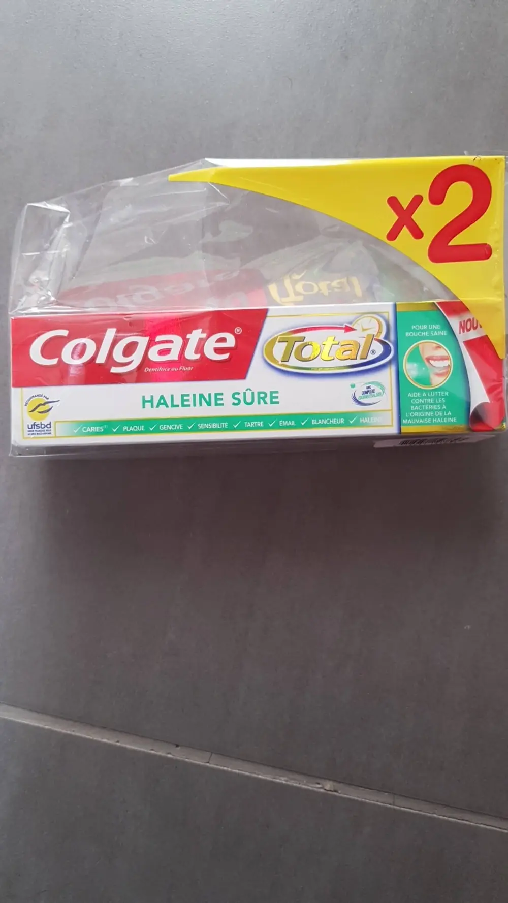 COLGATE - Total - Dentifrice haleine sûre