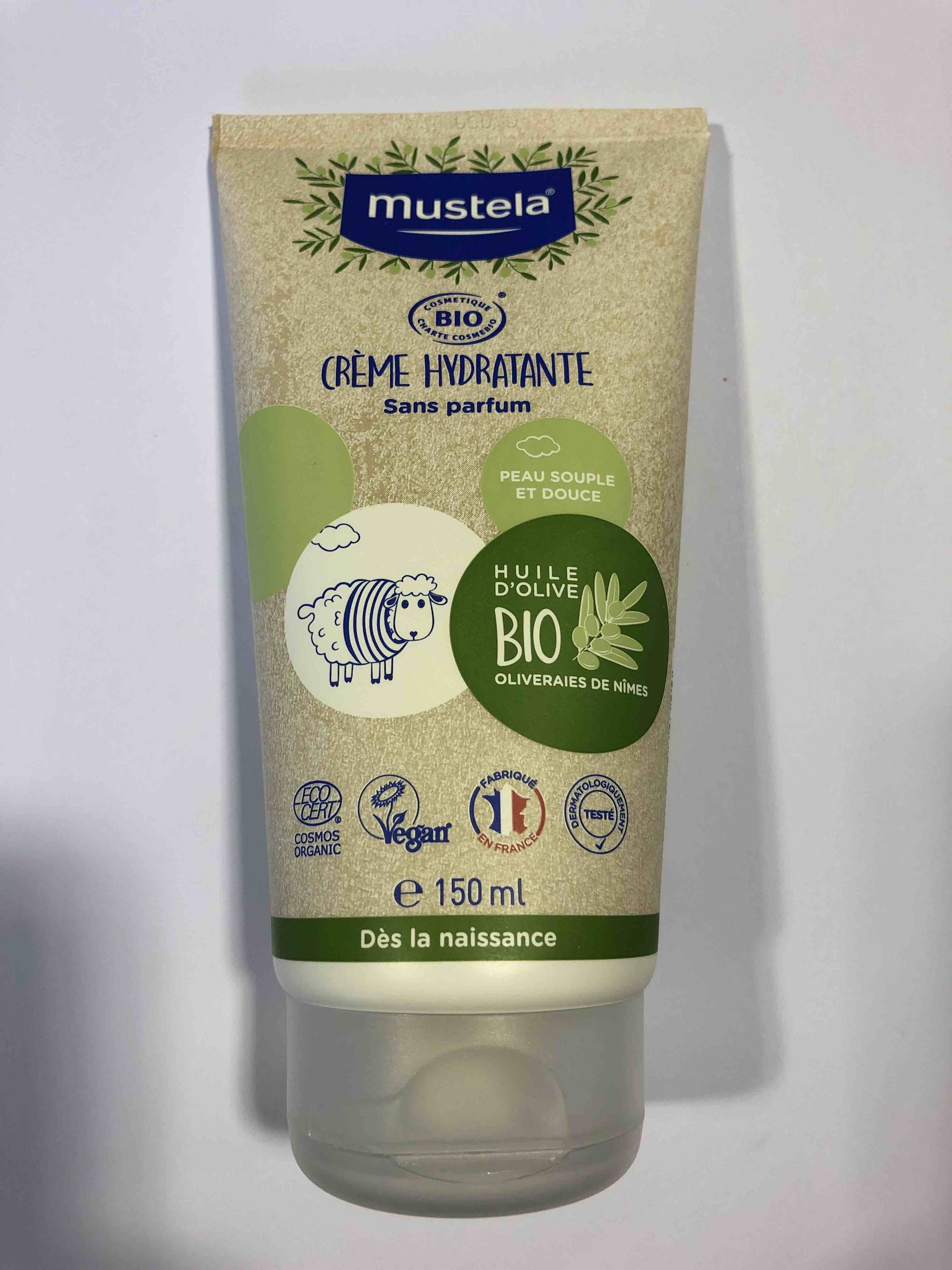 MUSTELA - Crème hydratante bio – sans parfum