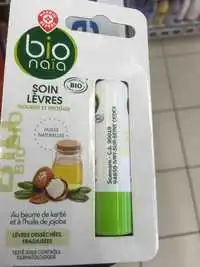 MARQUE REPÈRE - Bio naïa - Soin lèvres nourrit et protège