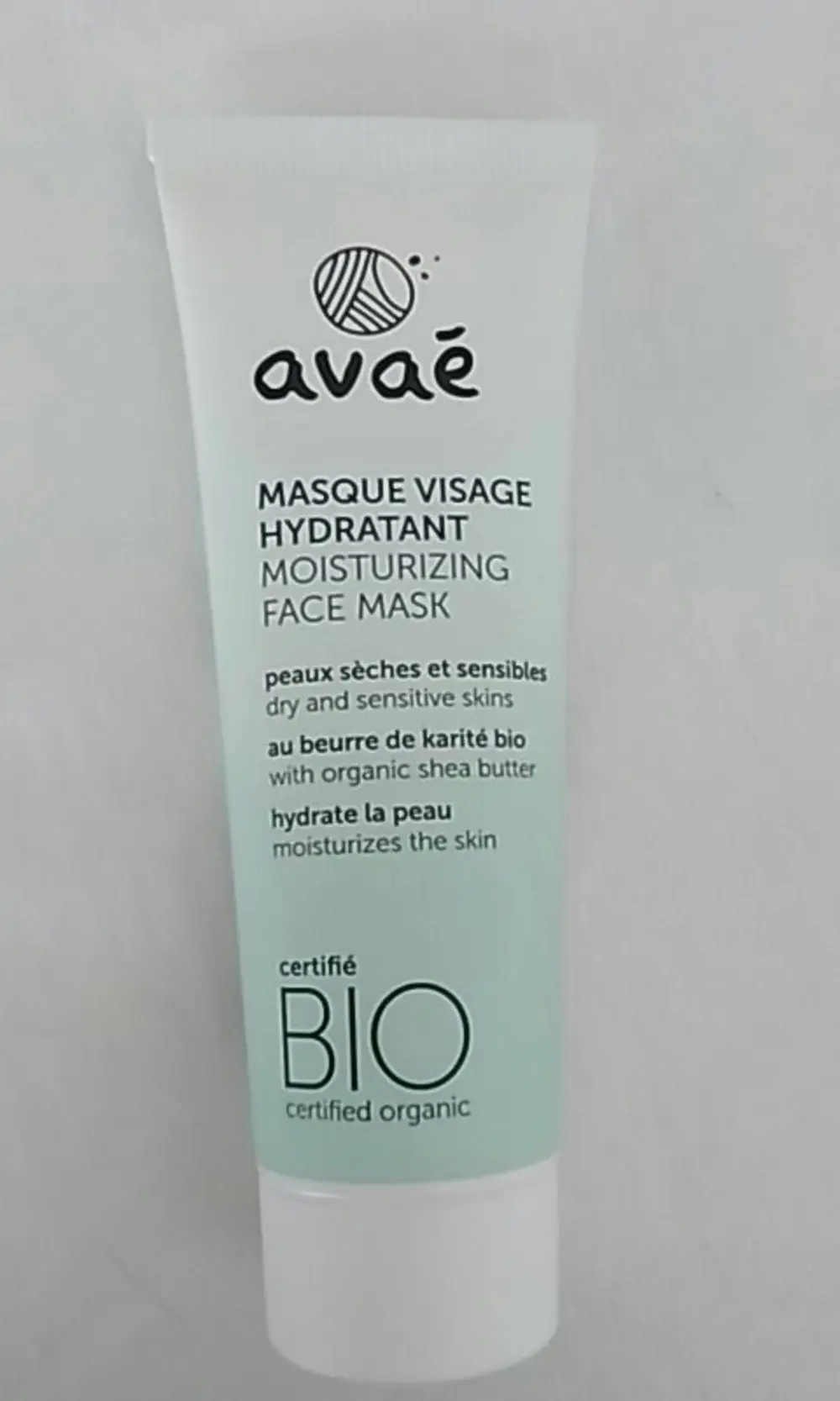 AVAÉ - Masque visage hydratant bio