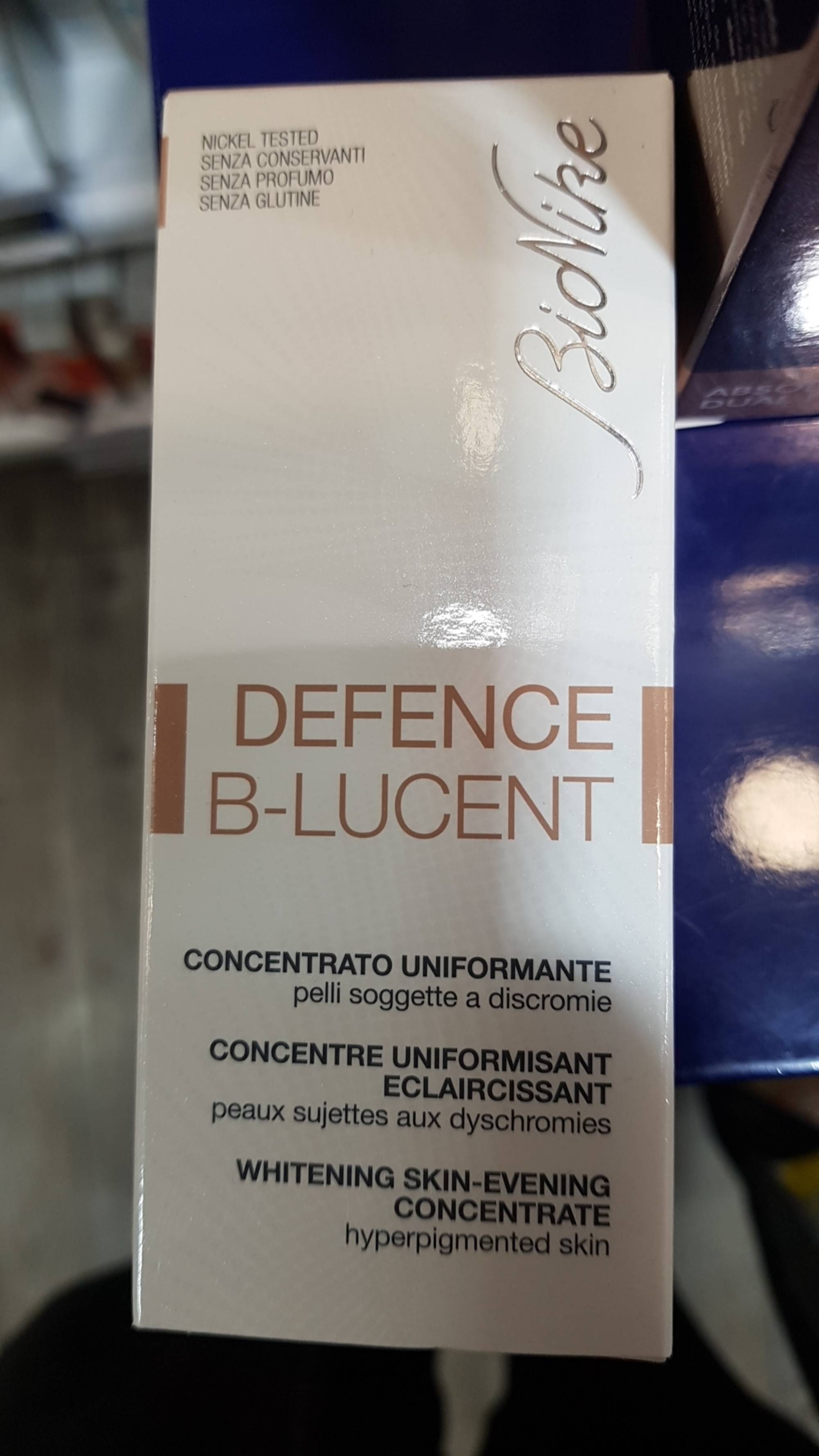 BIONIKE - Defence B-Lucent - Concentré uniformisant éclaircissant