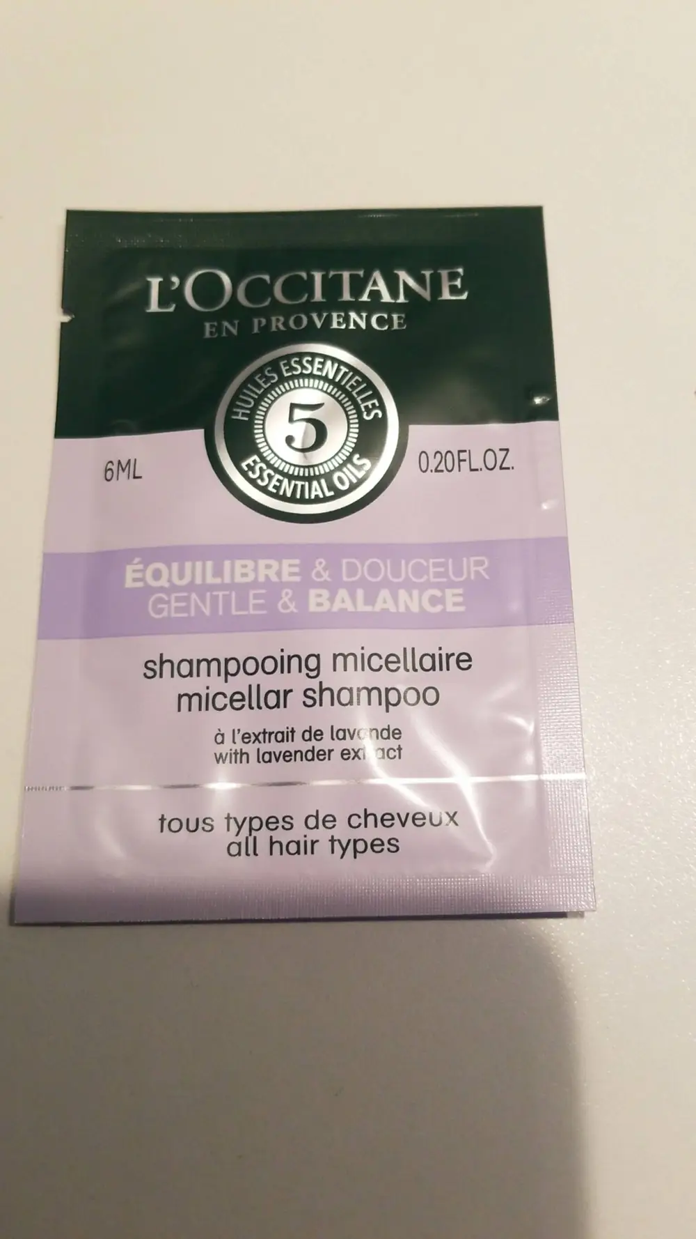 L'OCCITANE - Equilibre & douceur - Shampooing micellaire