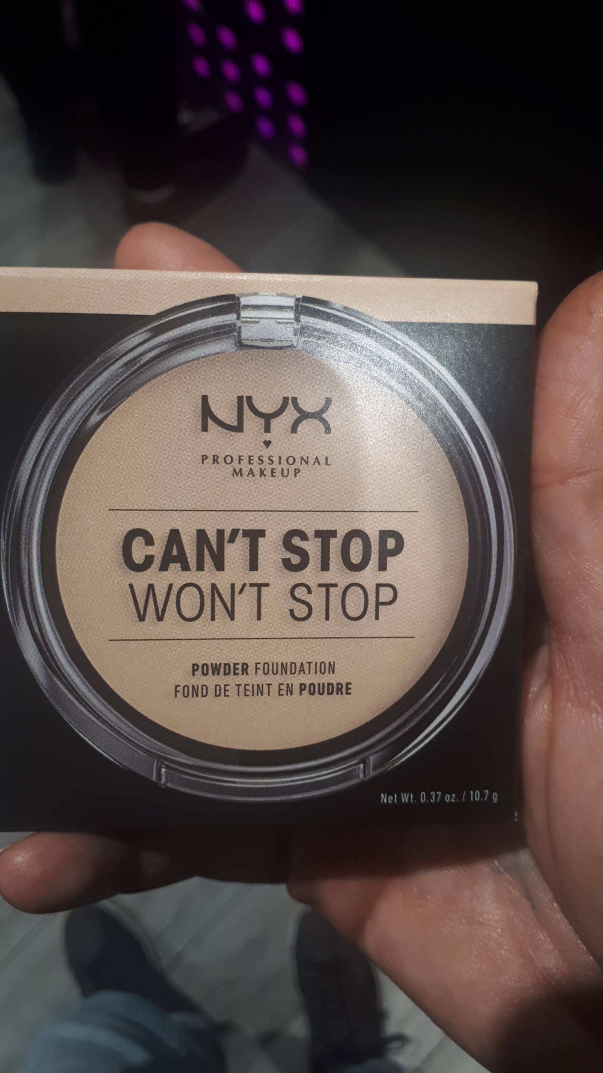 NYX - Can't stop won't stop - Fond de teint en poudre