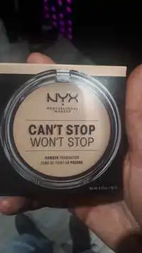 NYX - Can't stop won't stop - Fond de teint en poudre