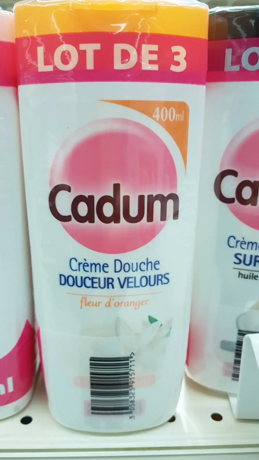 CADUM - Fleur d'oranger - Crème douche douceur velours