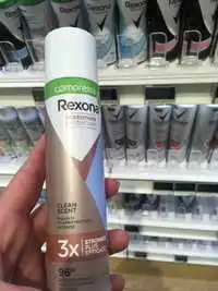 REXONA - Clean scent - Déodorant anti-transpirant 96h