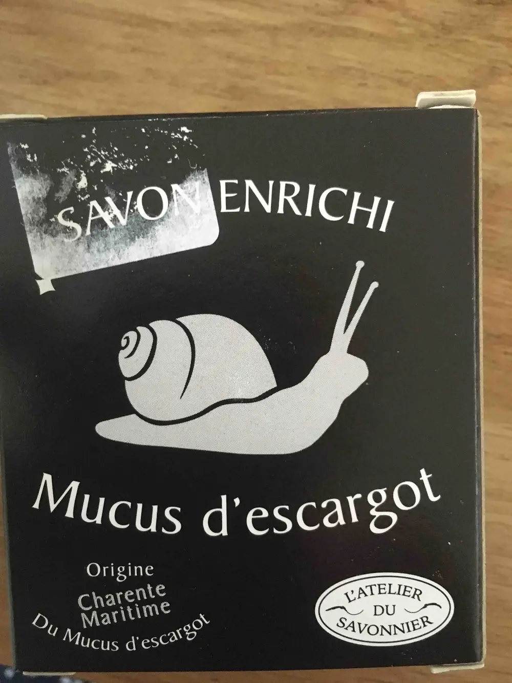 L'ATELIER DU SAVONNIER - Savon enrichi mucus d'escargot parfumé à coeur