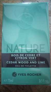 YVES ROCHER - Nature - Eau de toilette bois de cedre et citron vert