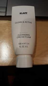 KLAPP - Clean & active - Cleasin cream foam