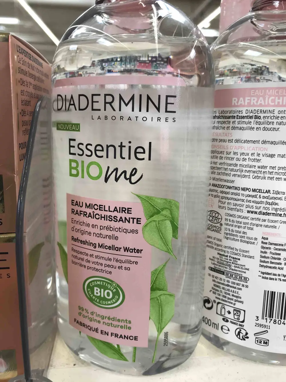 DIADERMINE - Essentiel Bio me - Eau micellaire rafraîchissante