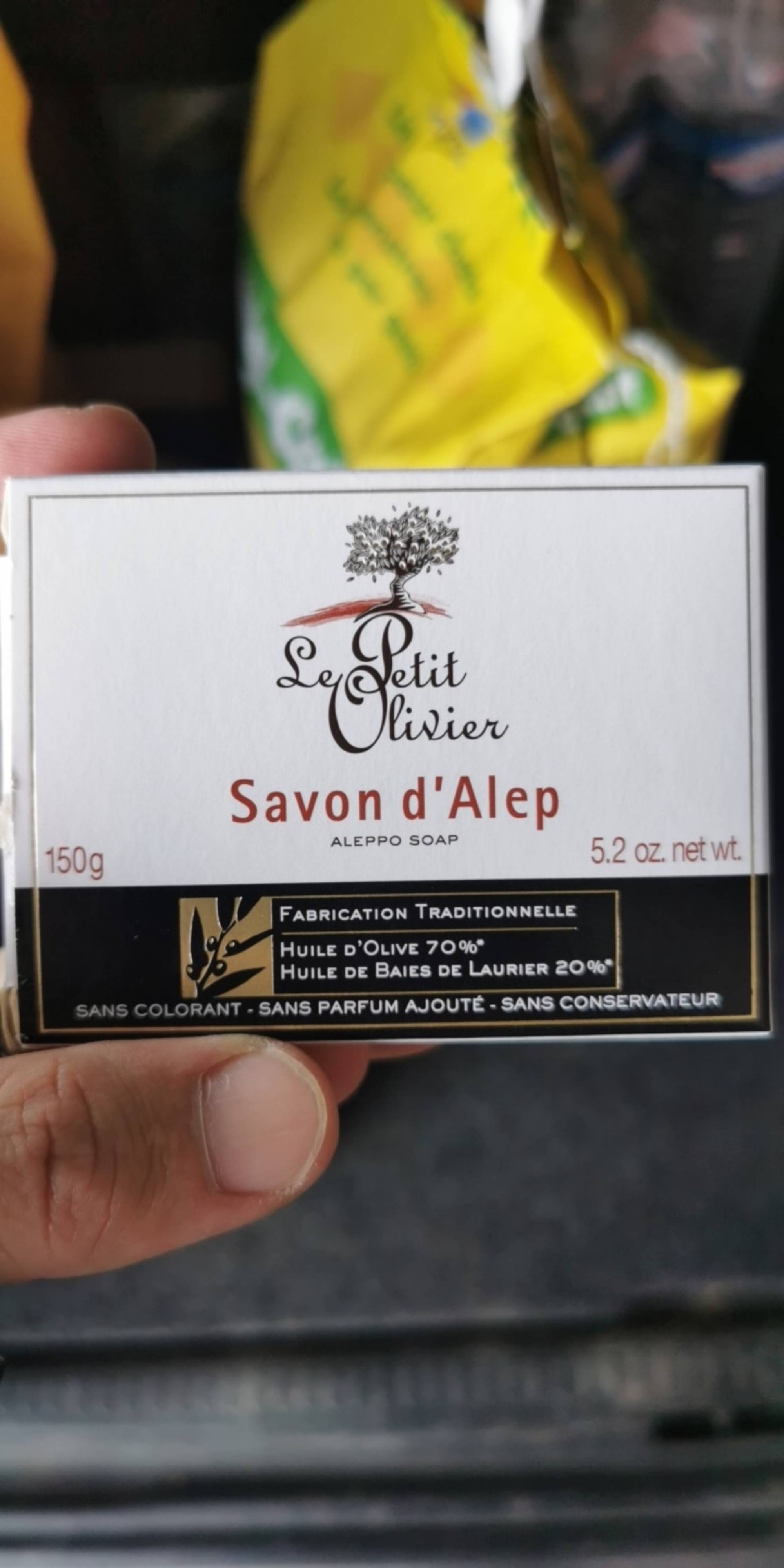 LE PETIT OLIVIER - Savon d'Alep