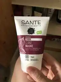 SANTE NATURKOSMETIK - Family 3 min - Glanz maske 