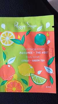 PEGGY SAGE - Agrumes - Thé vert - Gommage corps