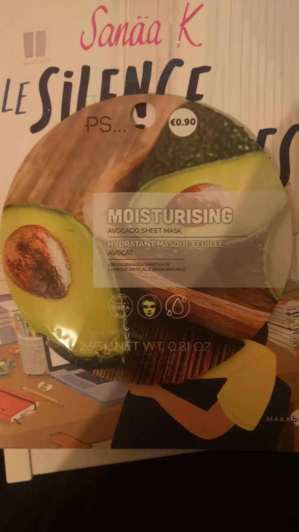 PRIMARK - Hydratant masque feuille avocat