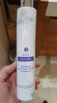 LUXE - Platine - Shampooing pour cheveux blonds et décolorés
