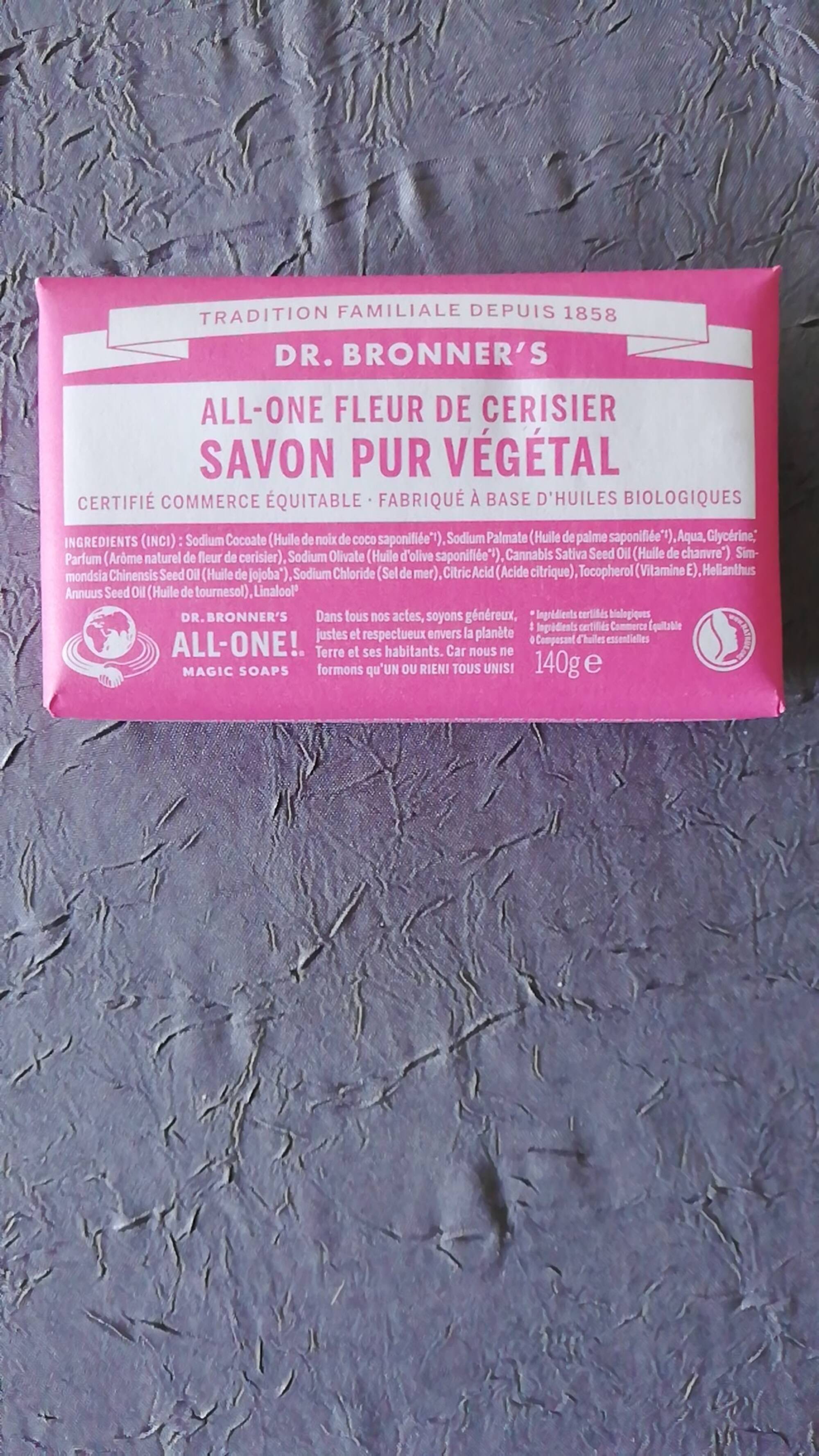 DR. BRONNER'S - All-one fleur de cerisier - Savon pur végétal