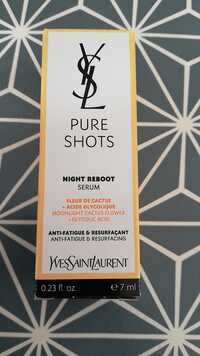 YVES SAINT LAURENT - Pure shots - Night reboot serum