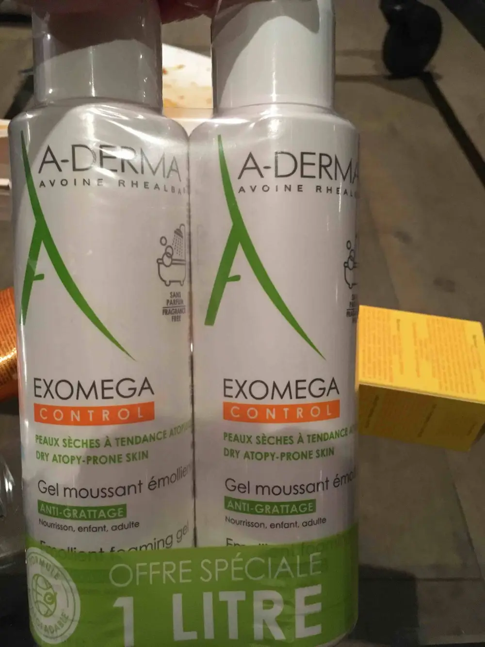 A-DERMA - Exomega control - Gel moussant émollient