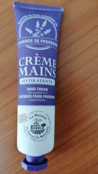 LA MAISON DU SAVON DE MARSEILLE - Lavande de Provence - Crème mains hydratante