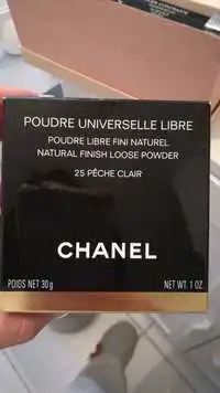 CHANEL - Poudre universelle libre - 25 pêche clair